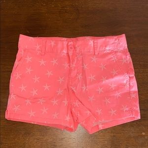 Girls SO brand Bright Pink Starfish Shorts